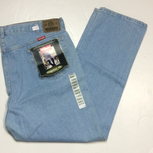 Wrangler Other - New Mens Wrangler Regular Fit Jeans Sz 42X30